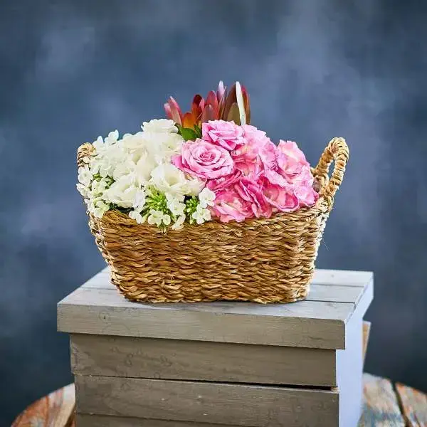 Stunning Flower Arrangement in a Basket