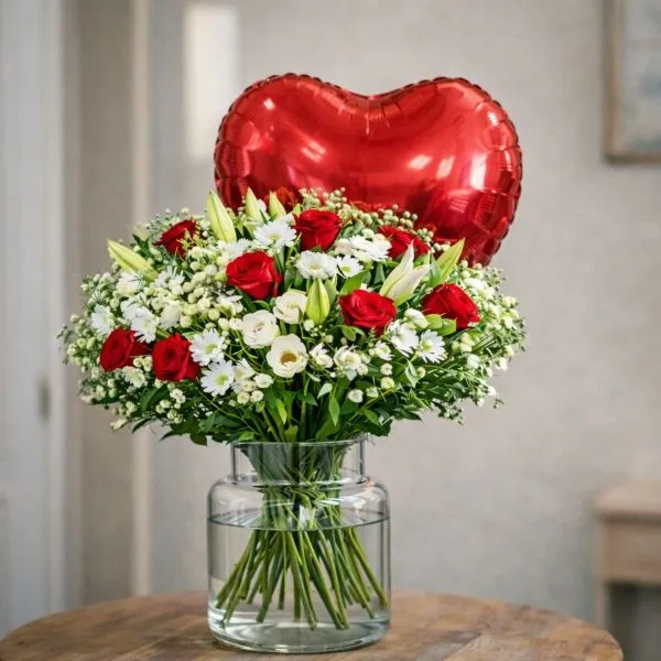 זר אהבה ובלון