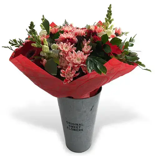 An exciting bouquet of flowers