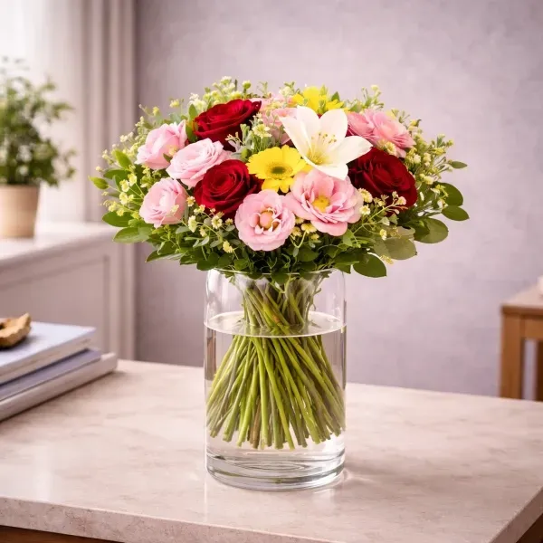 Colorful love bouquet