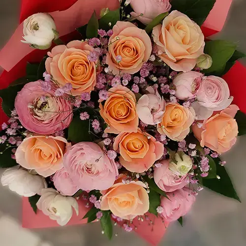 מיקס כתום וורוד