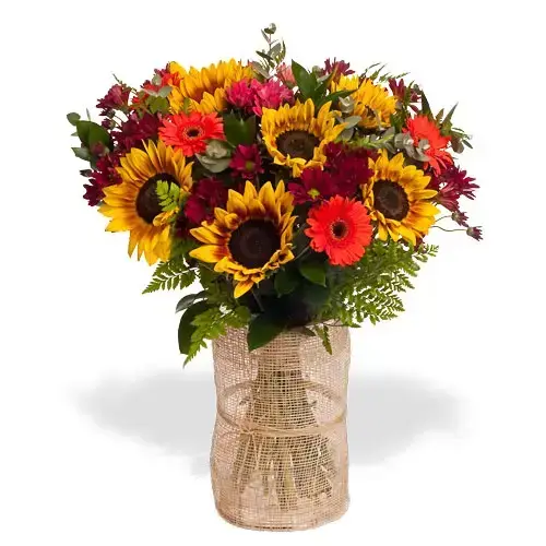 זר פרחים שמח זר פרחים שמח