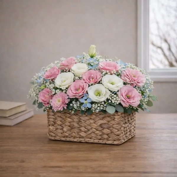 A romantic basket