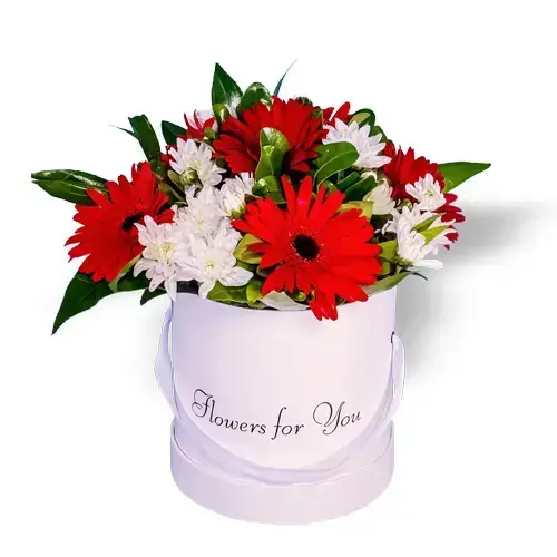 מארז פרחים אוהב אותך