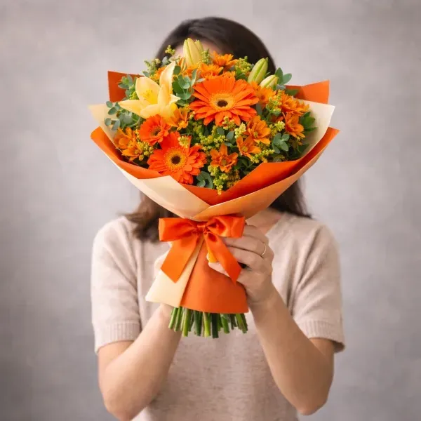 Orange flame