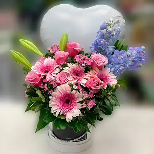 זר ולב בקופסא