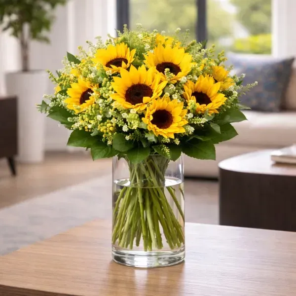  Sunflowers bouquet