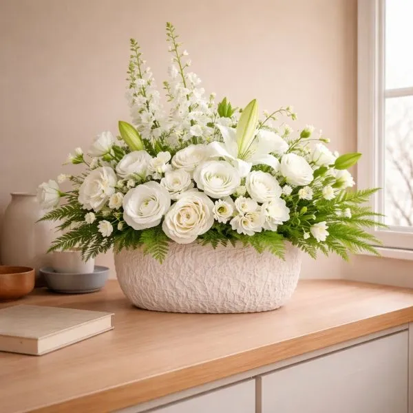 White floral arrangement