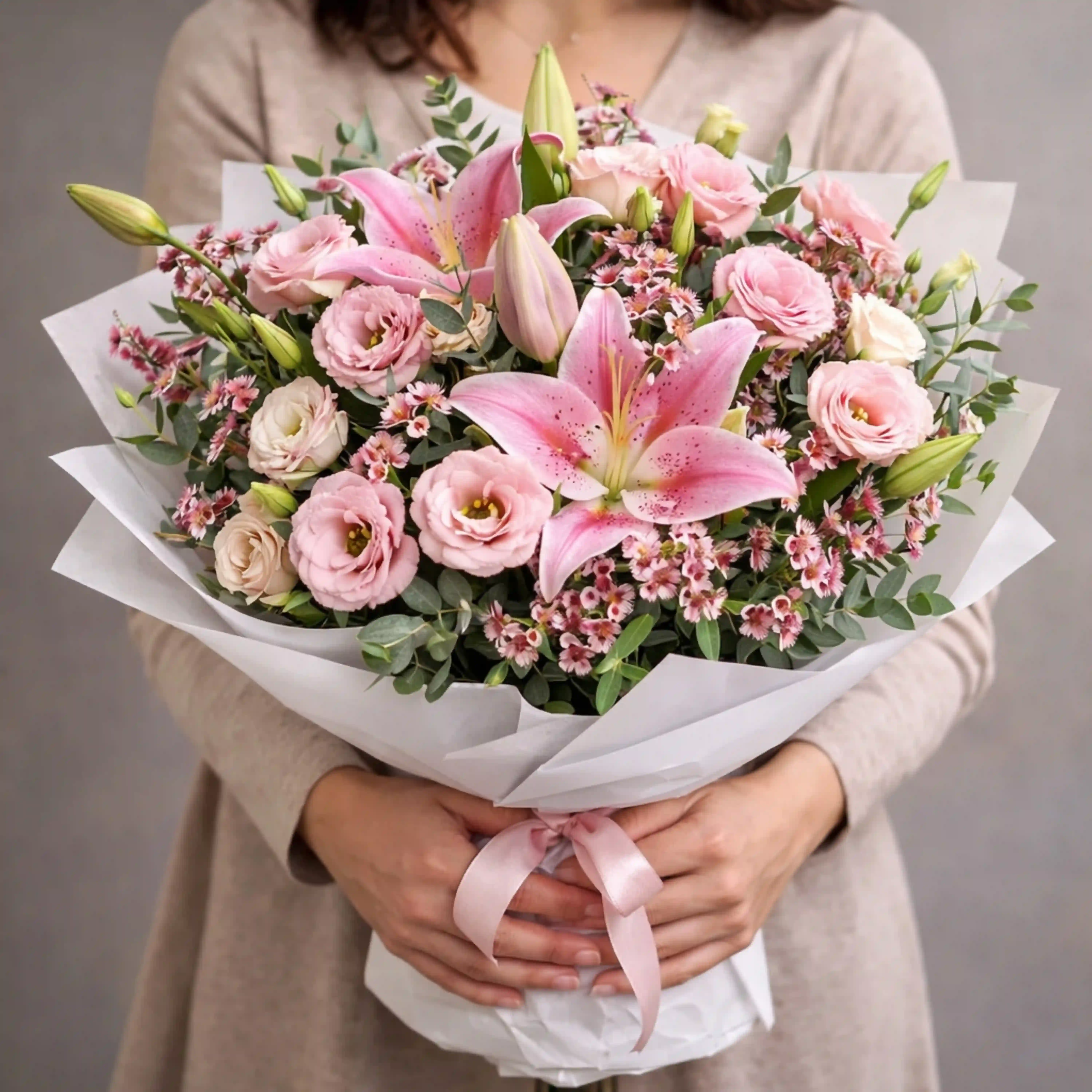 זר פרחים סיפור אהבה