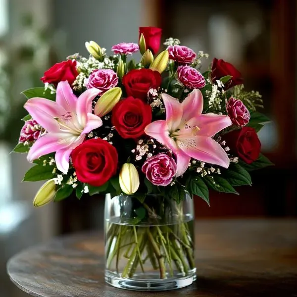 זר פרחים חגיגי