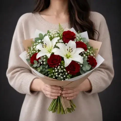 Classic romantic bouquet