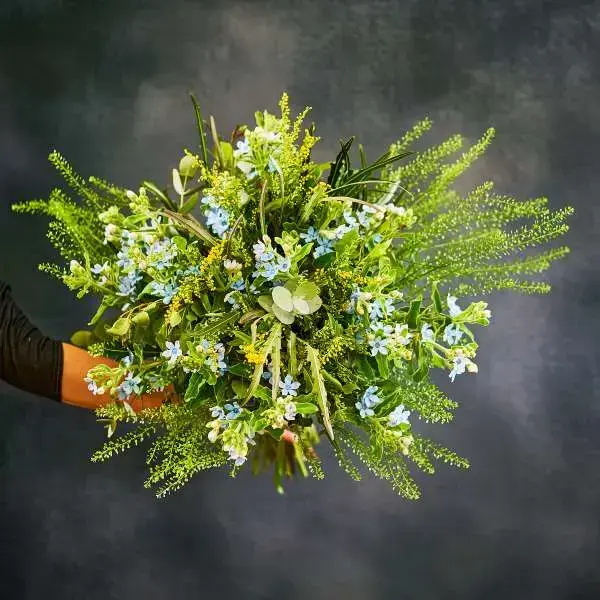 Tweedia flower bouquet