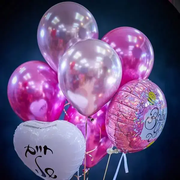 זר בלונים יוקרתי לנסיכה החדשה
