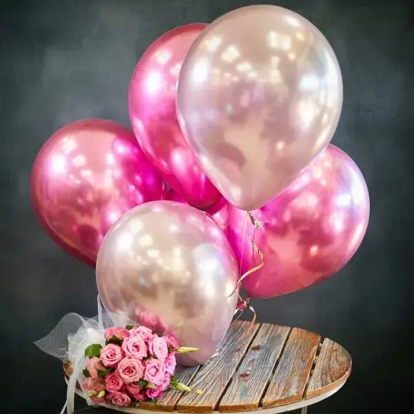 מארז בלונים וורדים מארז בלונים וורדים