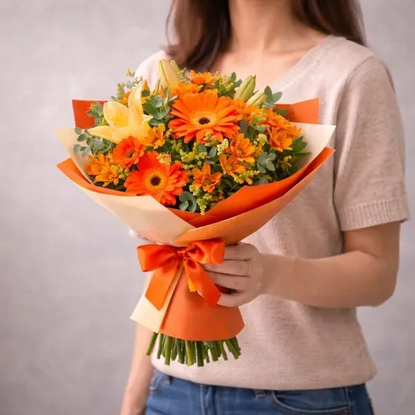 Orange flame