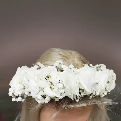 זר לראש לילה לבן זר לראש לילה לבן